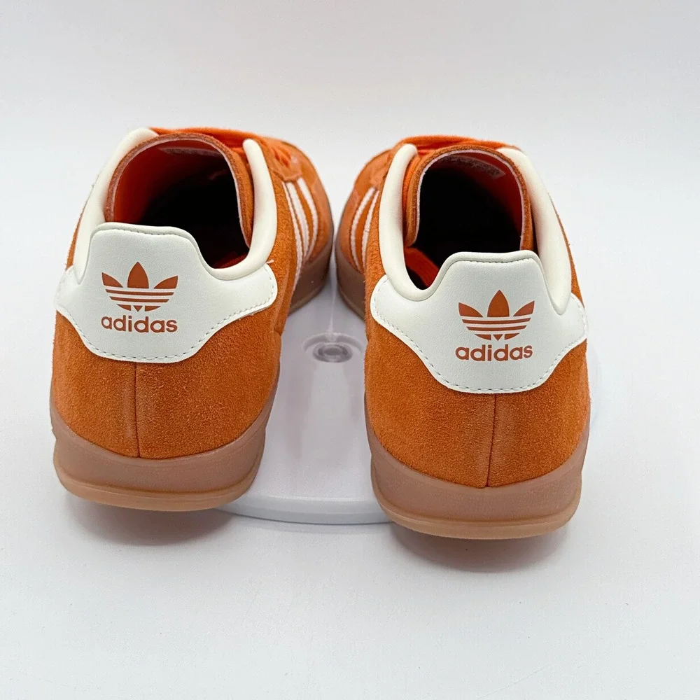 Adidas Gazelle Indoor Size 9 Mens 'Orange Off White Gum' JQ8392